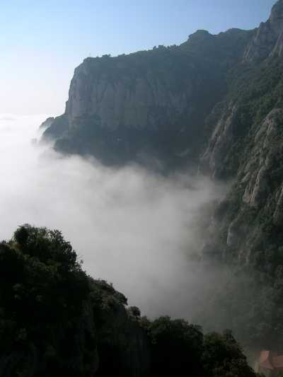 Valley hidden by Low Cloud